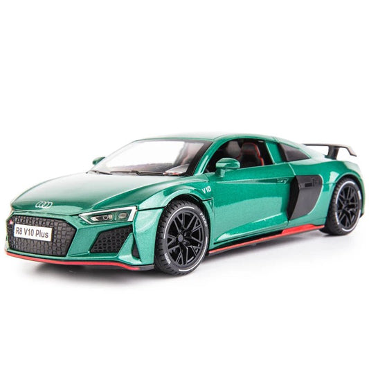 Figurine Audi 1:24 - Audi R8 V10 Plus Sport vert