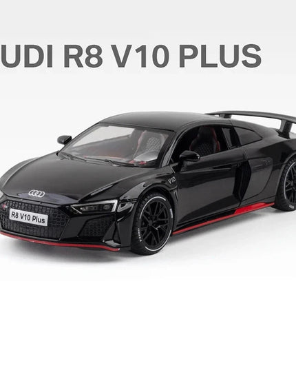 Figurine Audi 1:24 - Audi R8 V10 Plus Sport noir