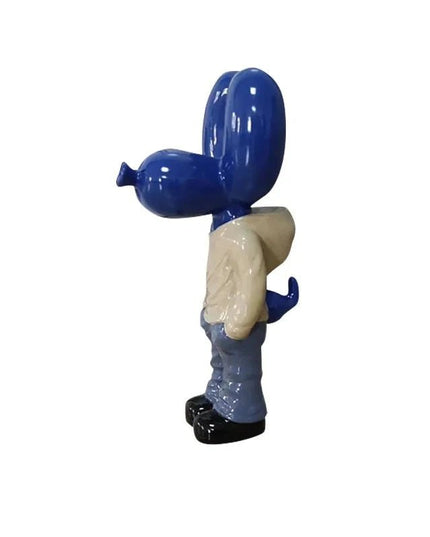Figurine Balloon Dog Bleu 18 cm