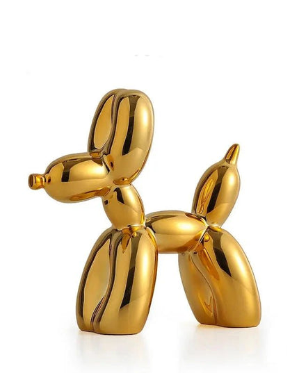 Figurine Balloon Doggy Or 9.5 cm
