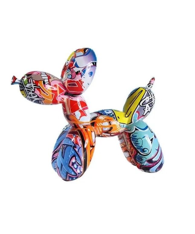 Figurine Chien Yce ballon graffiti