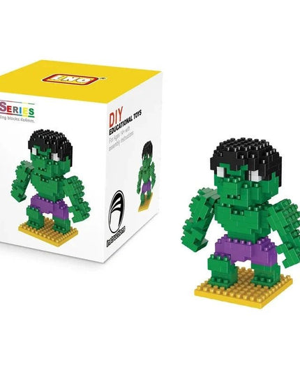 Figurine de Construction Avengers - Hulk 9 cm