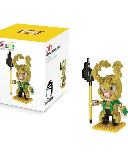 Figurine de Construction Avengers - Loki 9 cm