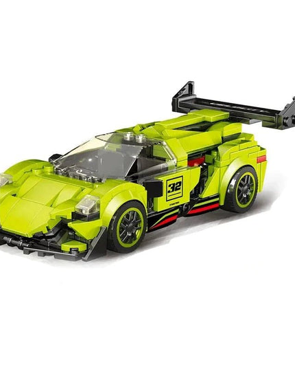 Figurine de Construction - Voiture de Sport Vert