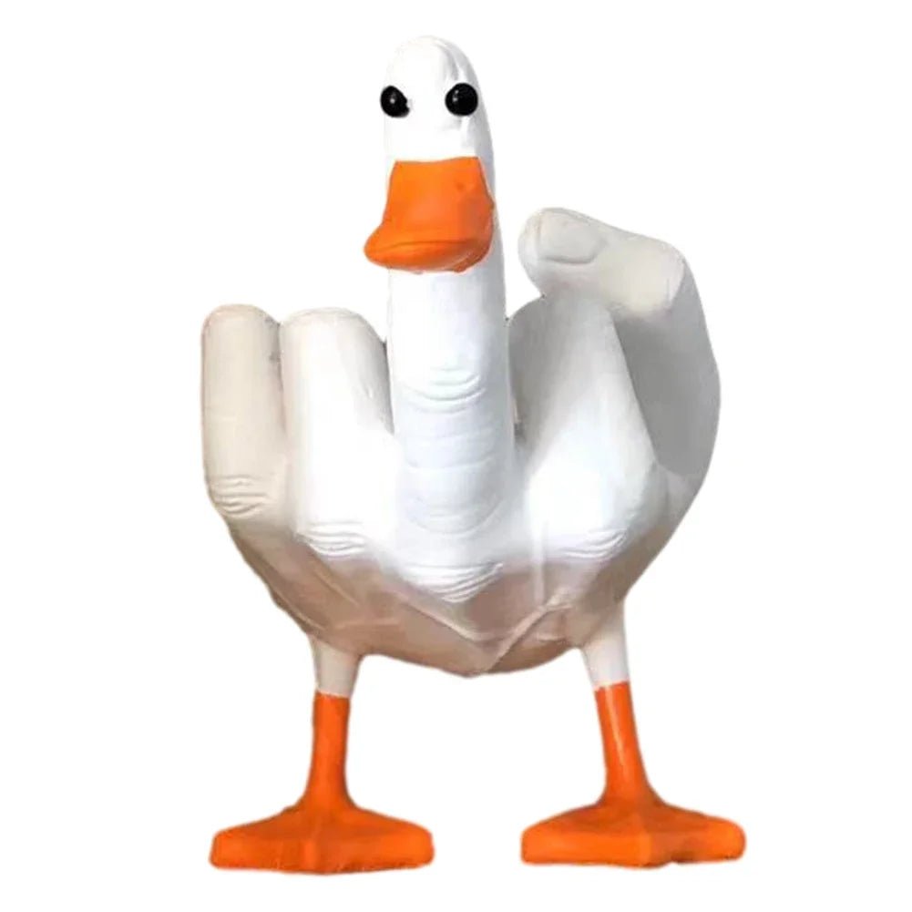 figurine-duck-fuck-blanc-15-5-cm