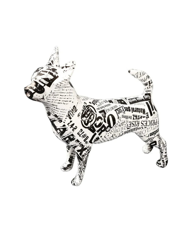 Figurine Graffiti Chihuahua #A 20 cm