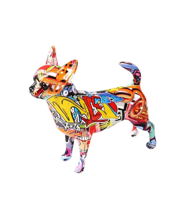 Figurine Graffiti Chihuahua #B 20 cm