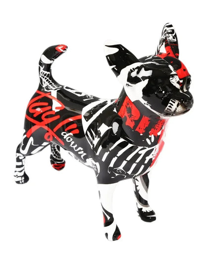 Figurine Graffiti Chihuahua #C 20 cm