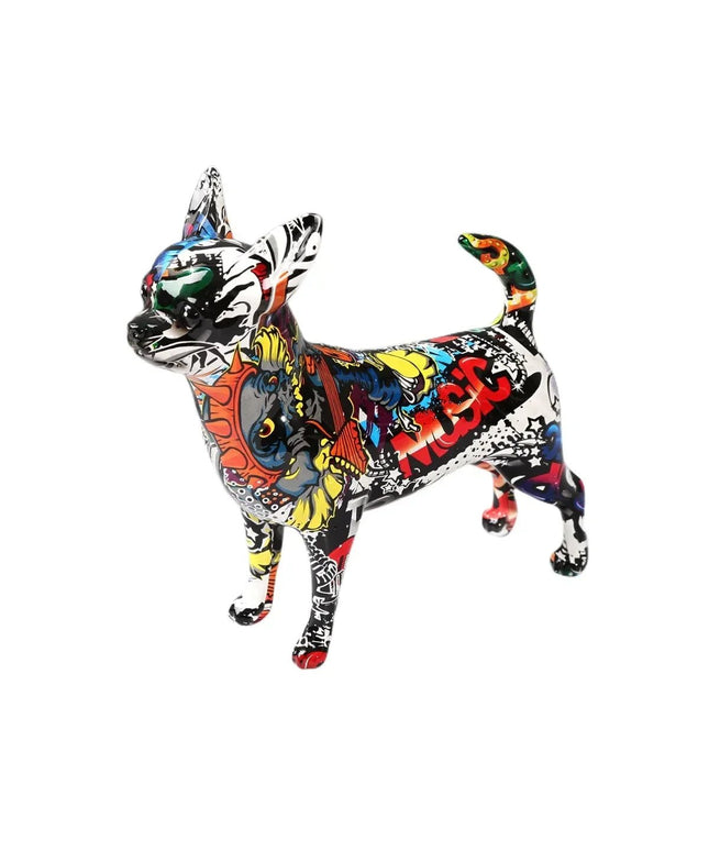 Figurine Graffiti Chihuahua #F