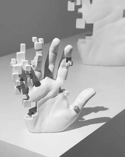 Figurine Main Artistique Blanche 4