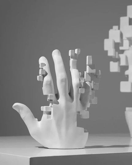 Figurine Main Artistique Blanche 2