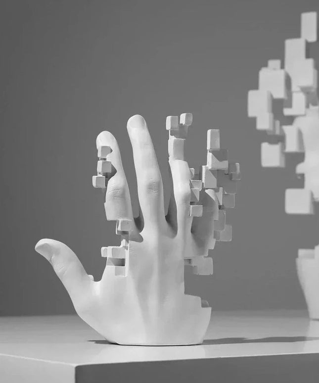 Figurine Main Artistique Blanche 2