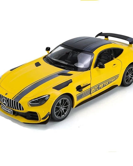 Figurine Mercedes-Benz 1:18 - GTR AMG Jaune Démon