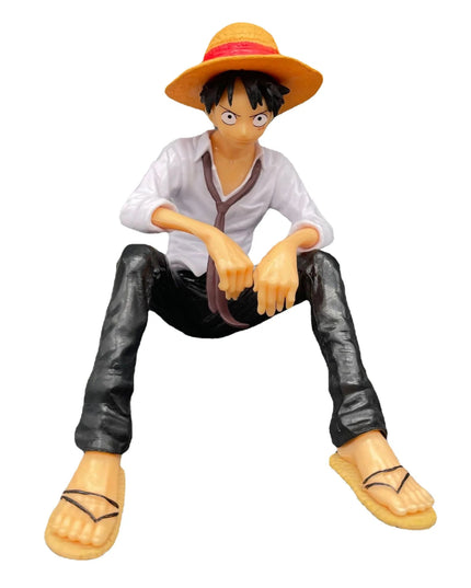 Figurine One Piece - Luffy Tenue Blanche 12 cm