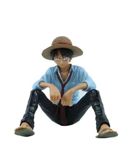 Figurine One Piece - Luffy Tenue Bleue 12 cm