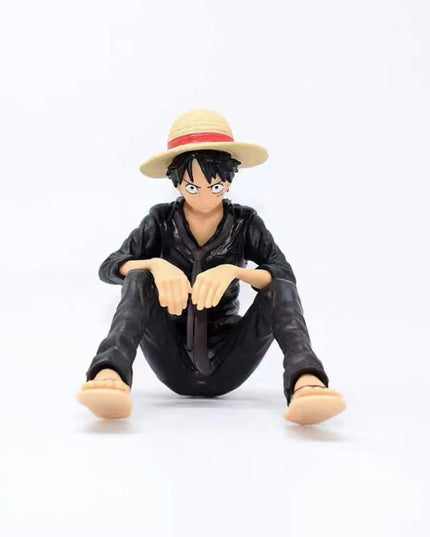Figurine One Piece - Luffy Tenue Noire 12 cm