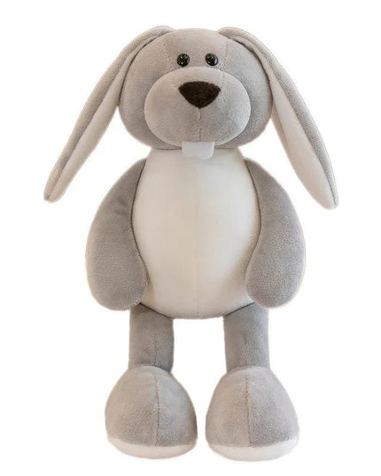 Figurine Peluche Animal -Lapin gris 25 cm