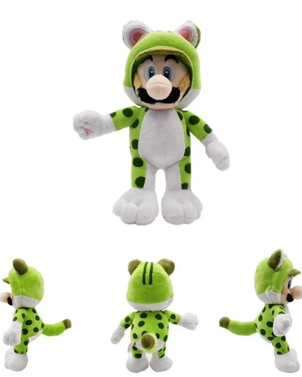 Figurine Peluche Super Mario - Luigi Cat 21 cm