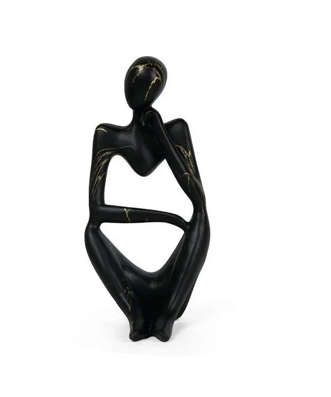 Figurine Penseur Ross en Résine noir