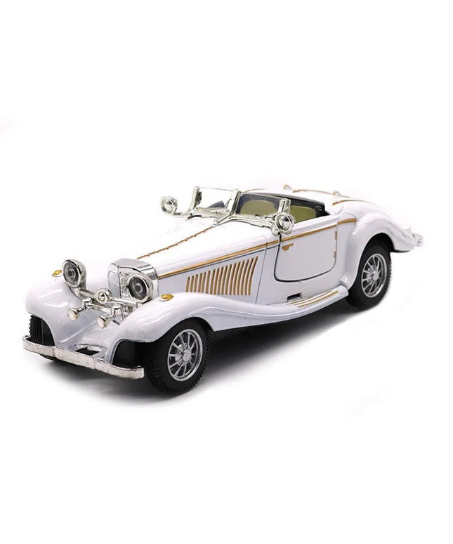 Figurine Voiture rétro 500 K Blanc